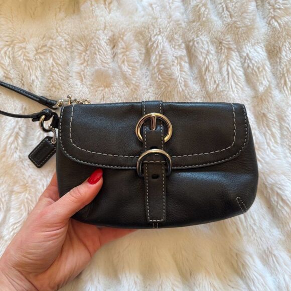 Coach Black Leather Wallet - Picture 3 of 10